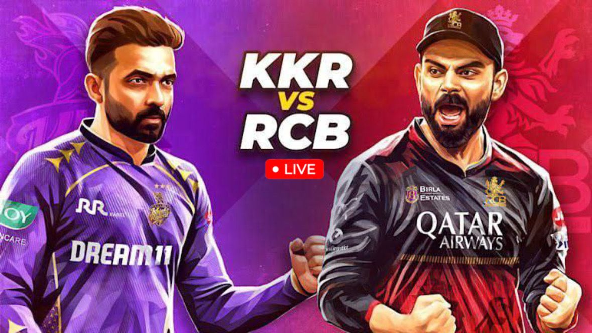 watch ipl 2025 match 68 Royal Challengers Bangalore vs Kolkata Knight Riders